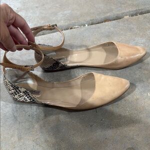 HalogenTan Ankle Flats